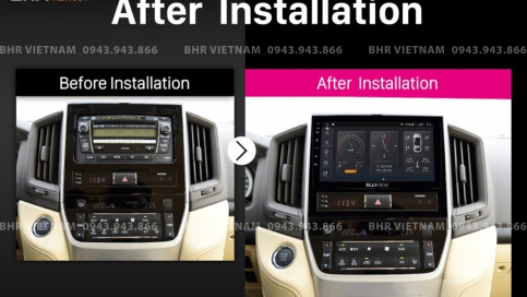 Màn hình DVD Android liền camera 360 xe Toyota Land Cruiser 2016 - 2020 | Elliview S4 Premium